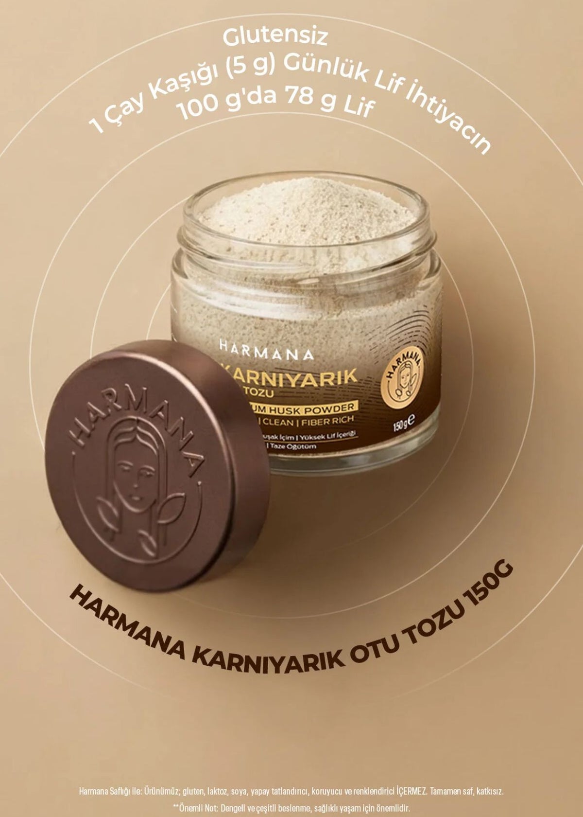 Harmana Flohsamenschalenpulver