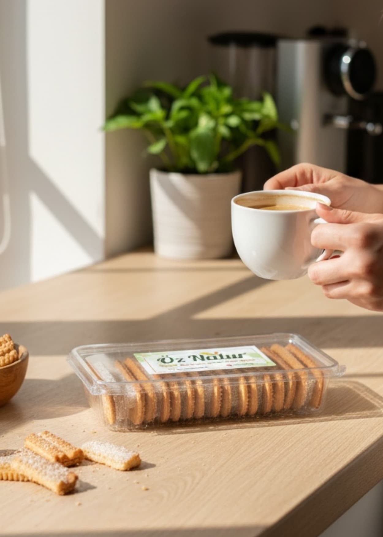 Türkische Süßware mit Keks