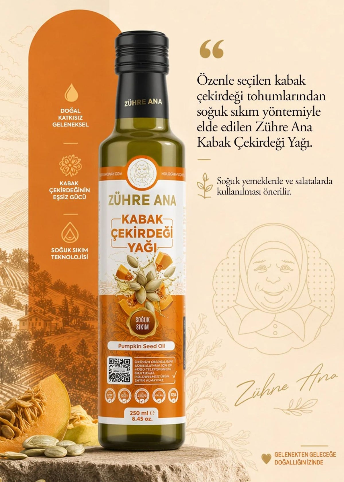 Zühre Ana Kürbiskernöl kaltgepresst