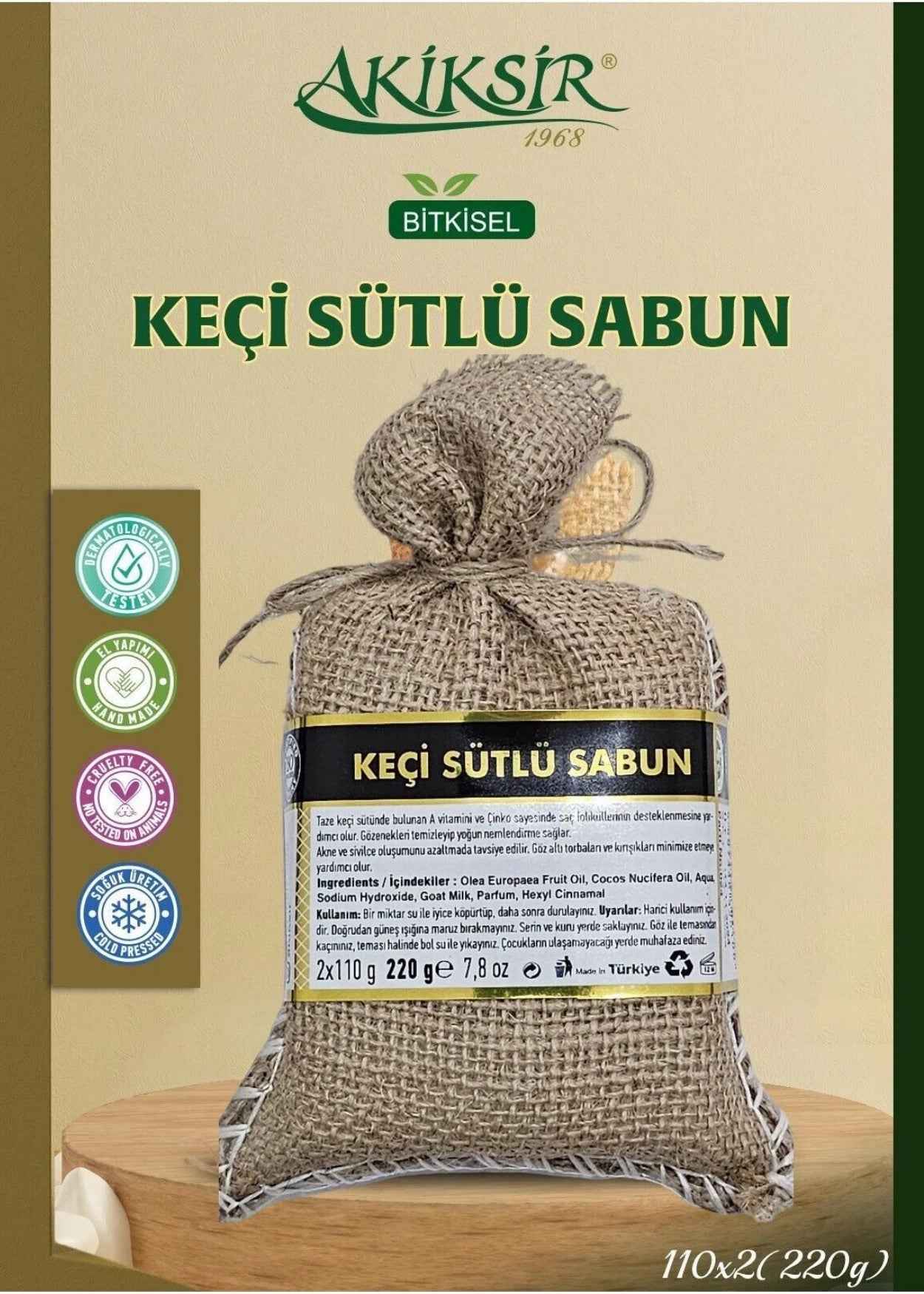 Akiksir Ziegenmilchseife