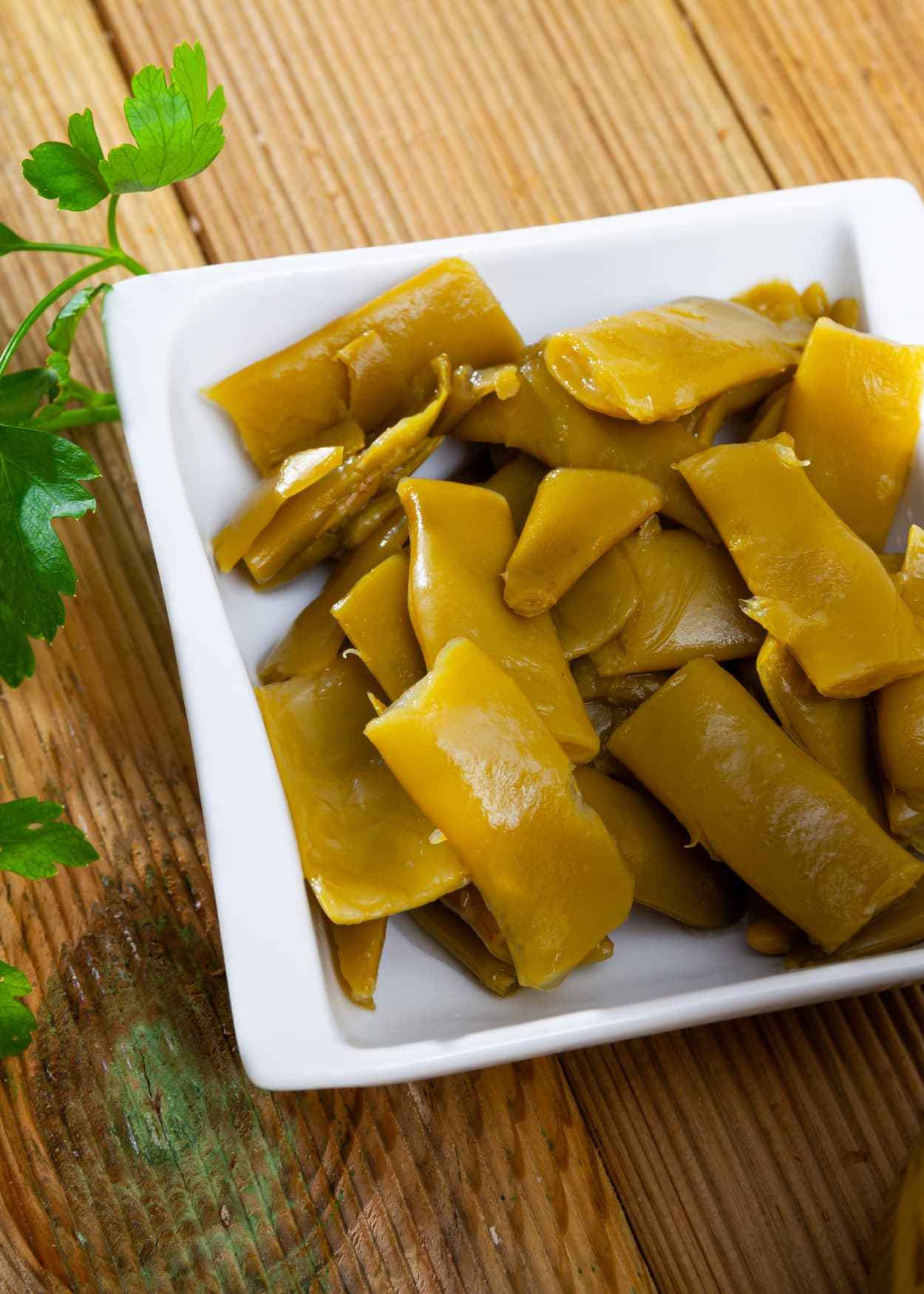 Eingelegte Grüne Bohnen