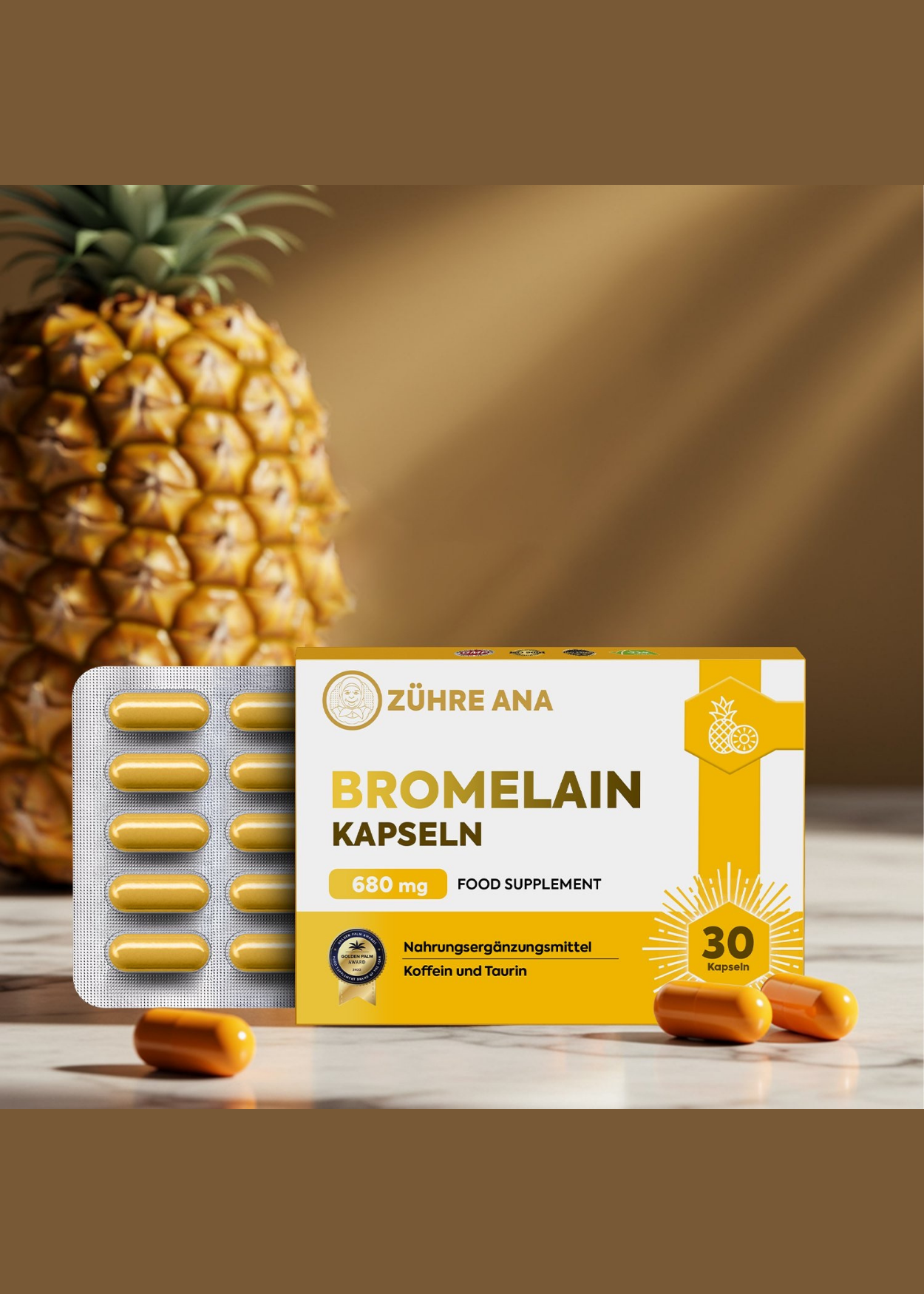 Zühre Ana Bromelain Kapsülü 