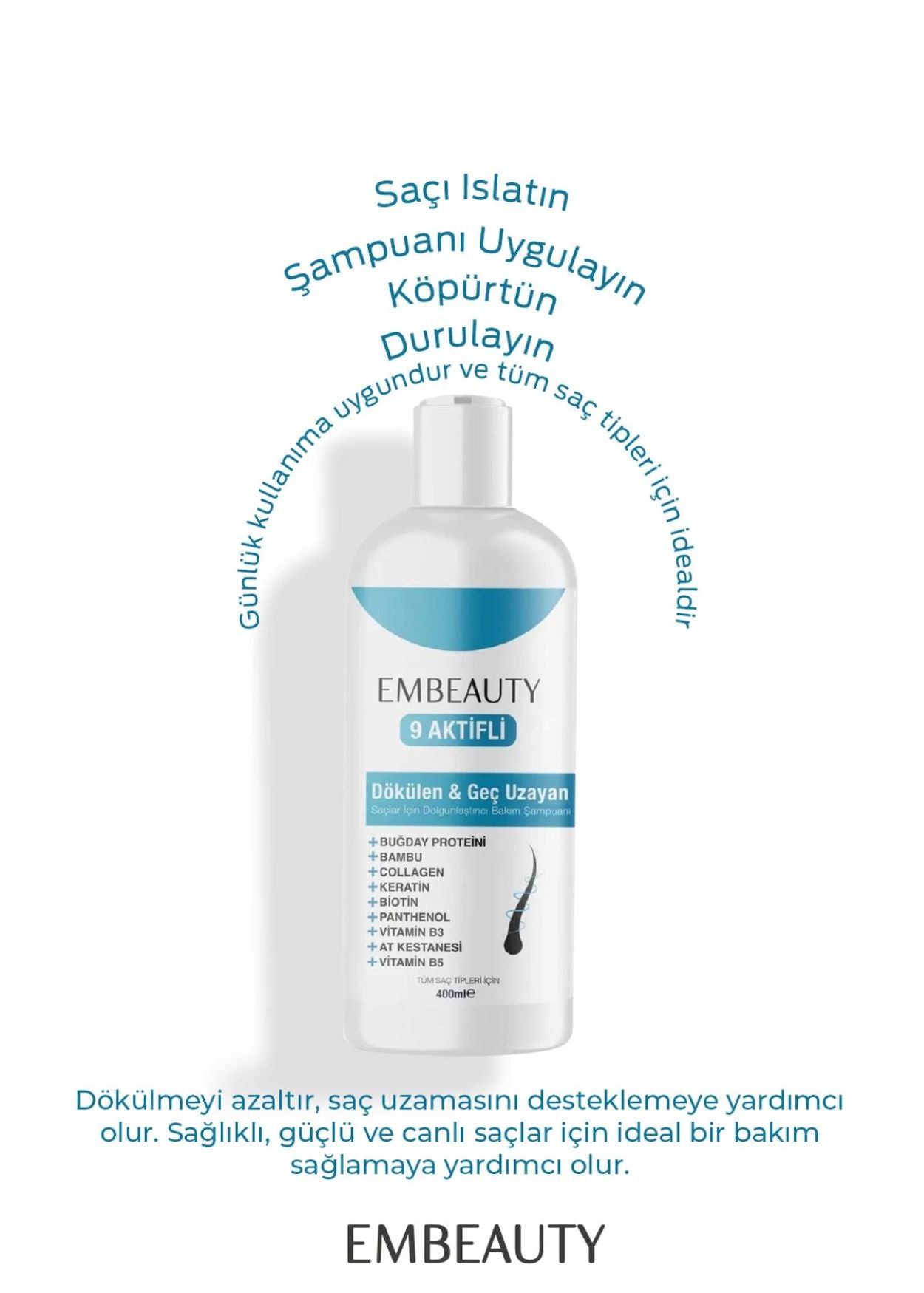 Embeauty Kollagen- und Keratin-Shampoo
