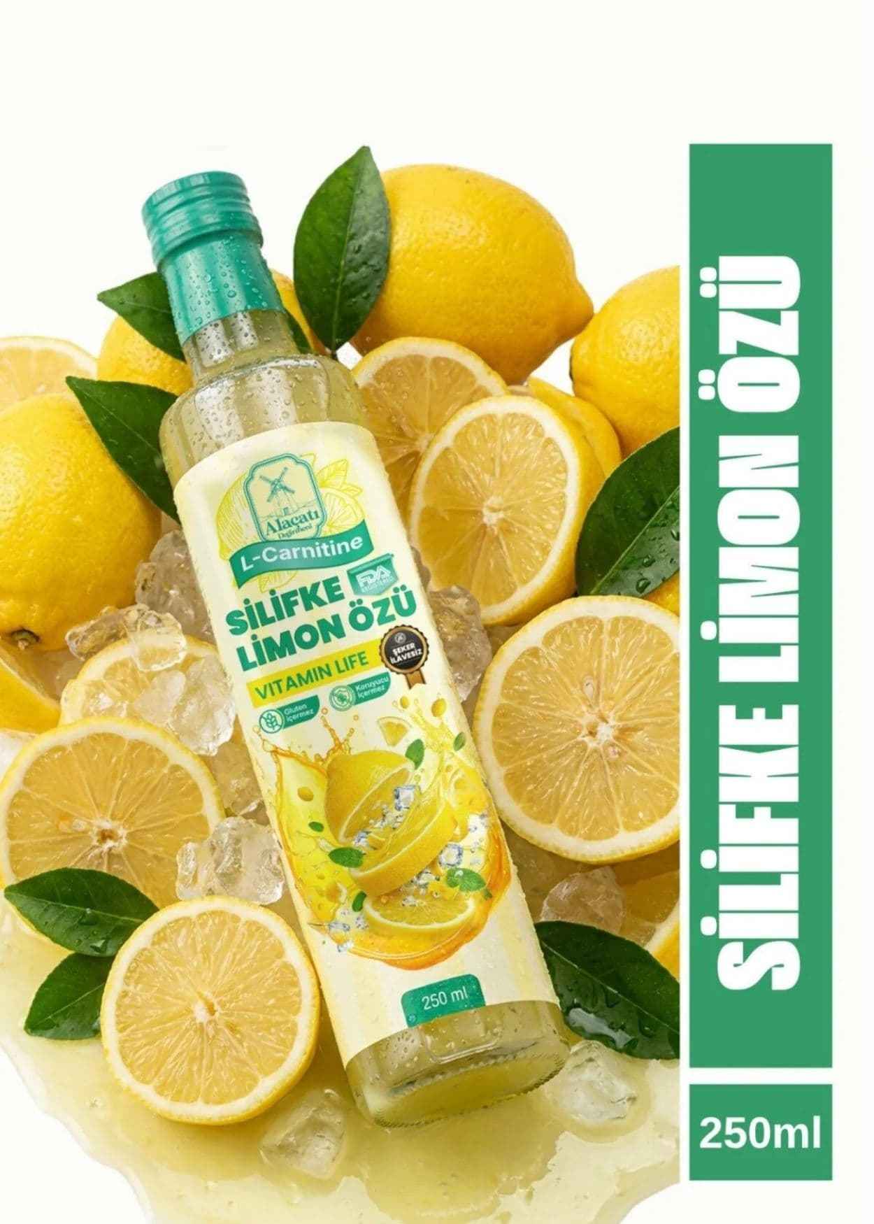 Alaçatı Değirmeni Silifke Limon Özü L-Karnitin İçeren Sıvı İçecek