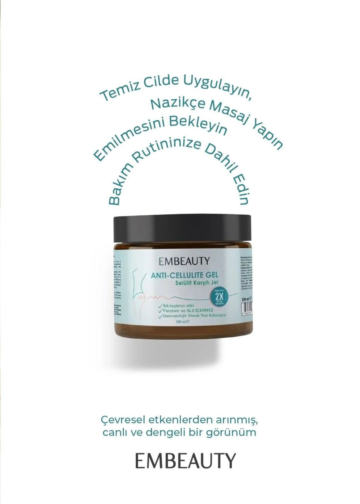 Embeauty Körperformendes Gel mit schlankmachender und straffender Wirkung gegen Cellulite und Dehnungsstreifen
