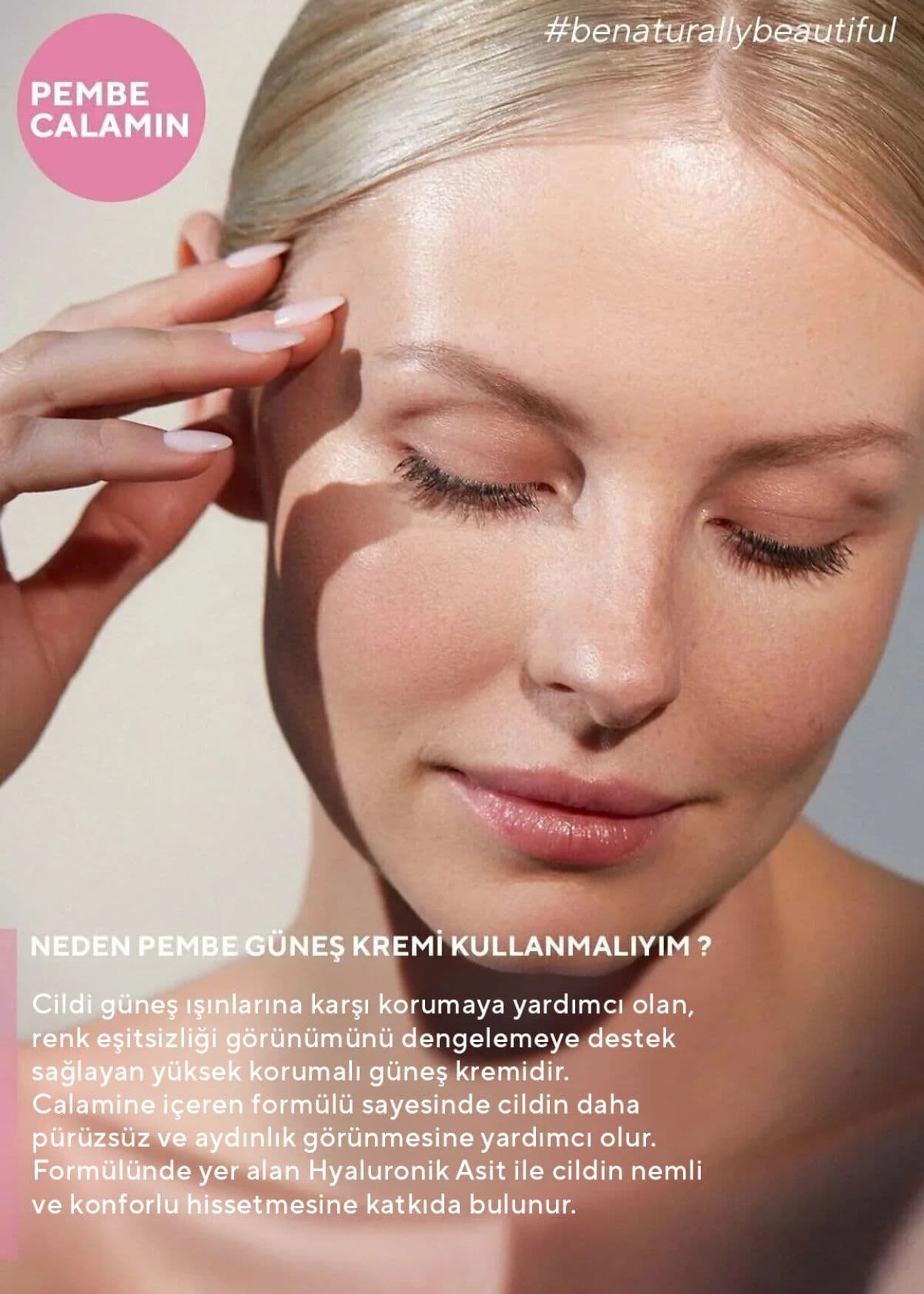 The Ceel Rosafarbene Sonnenschutzcreme SPF 50+ gegen Pigmentflecken und für einen ebenmäßigen Hautton, mit Glutathion und Hyaluronsäure