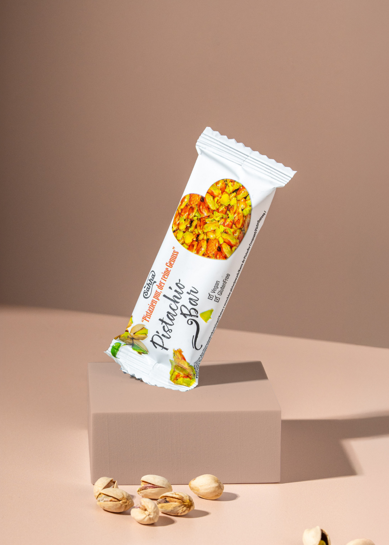 Sahha Pistachio Bar Vegan glutenfrei