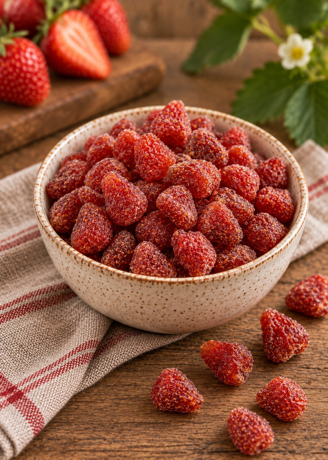 Getrocknete Kandierte Erdbeeren 300g