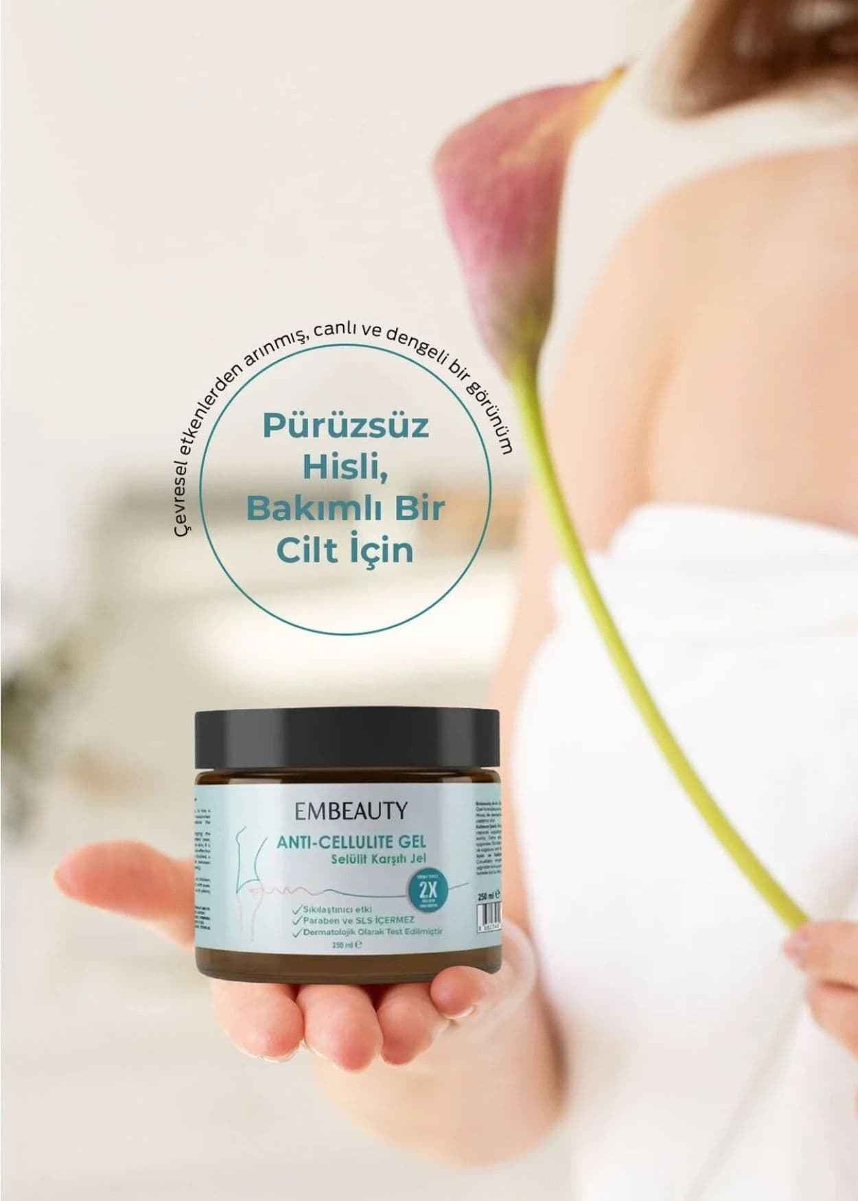 Embeauty Körperformendes Gel mit schlankmachender und straffender Wirkung gegen Cellulite und Dehnungsstreifen