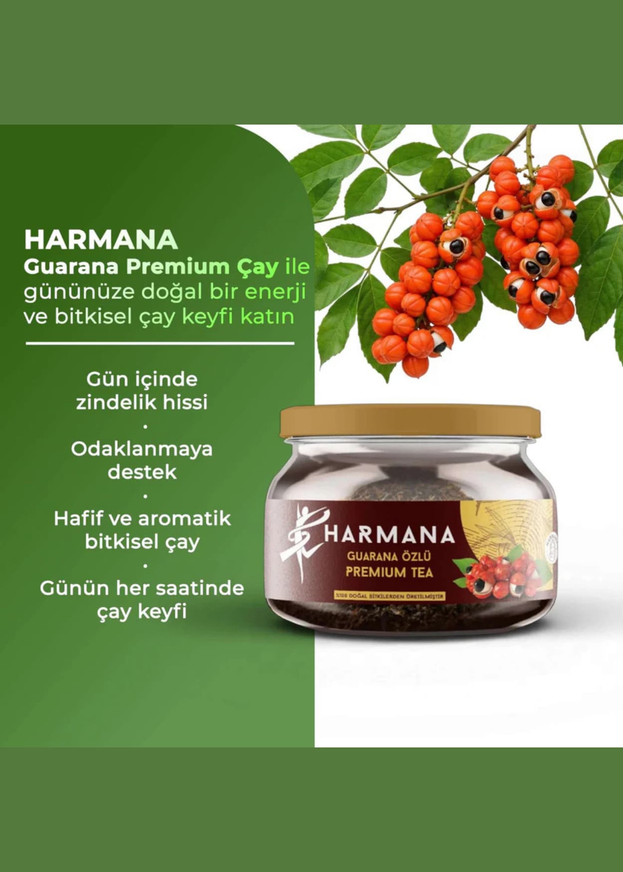 Harmana Guarana Ekstrakt Premium Çay