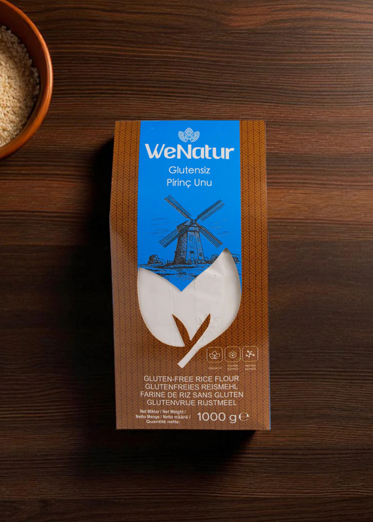 Glutenfreies Reismehl