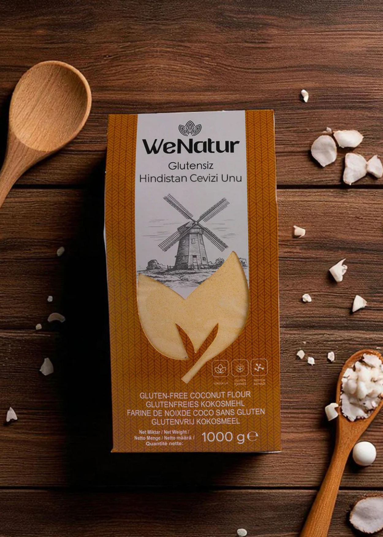 Glutenfreies Kokosmehl