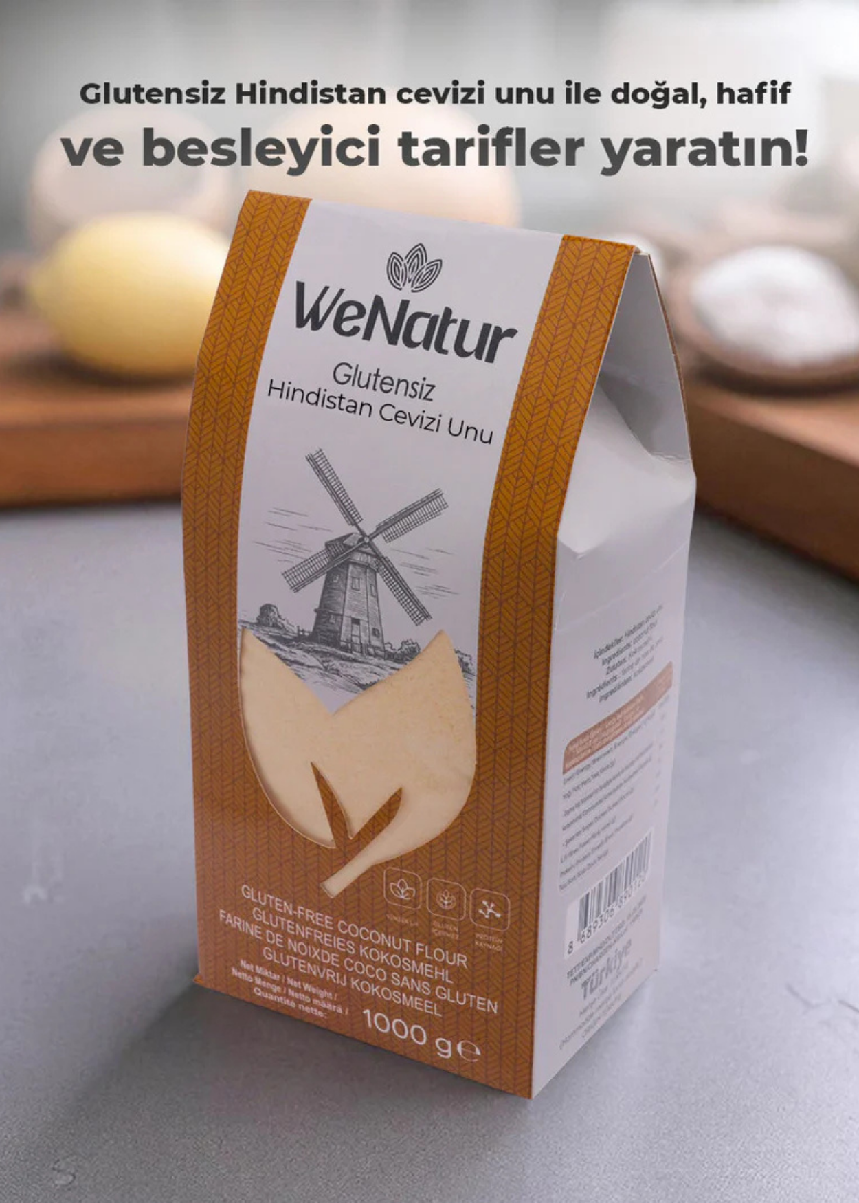 Glutenfreies Kokosmehl