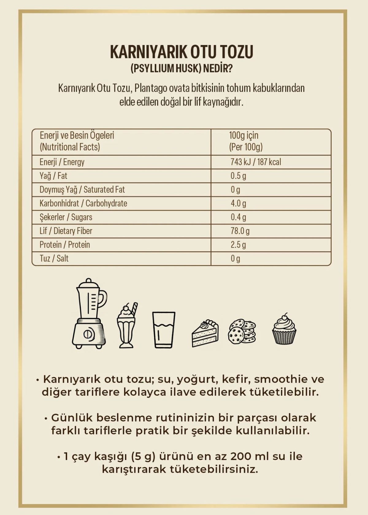 Harmana Flohsamenschalenpulver