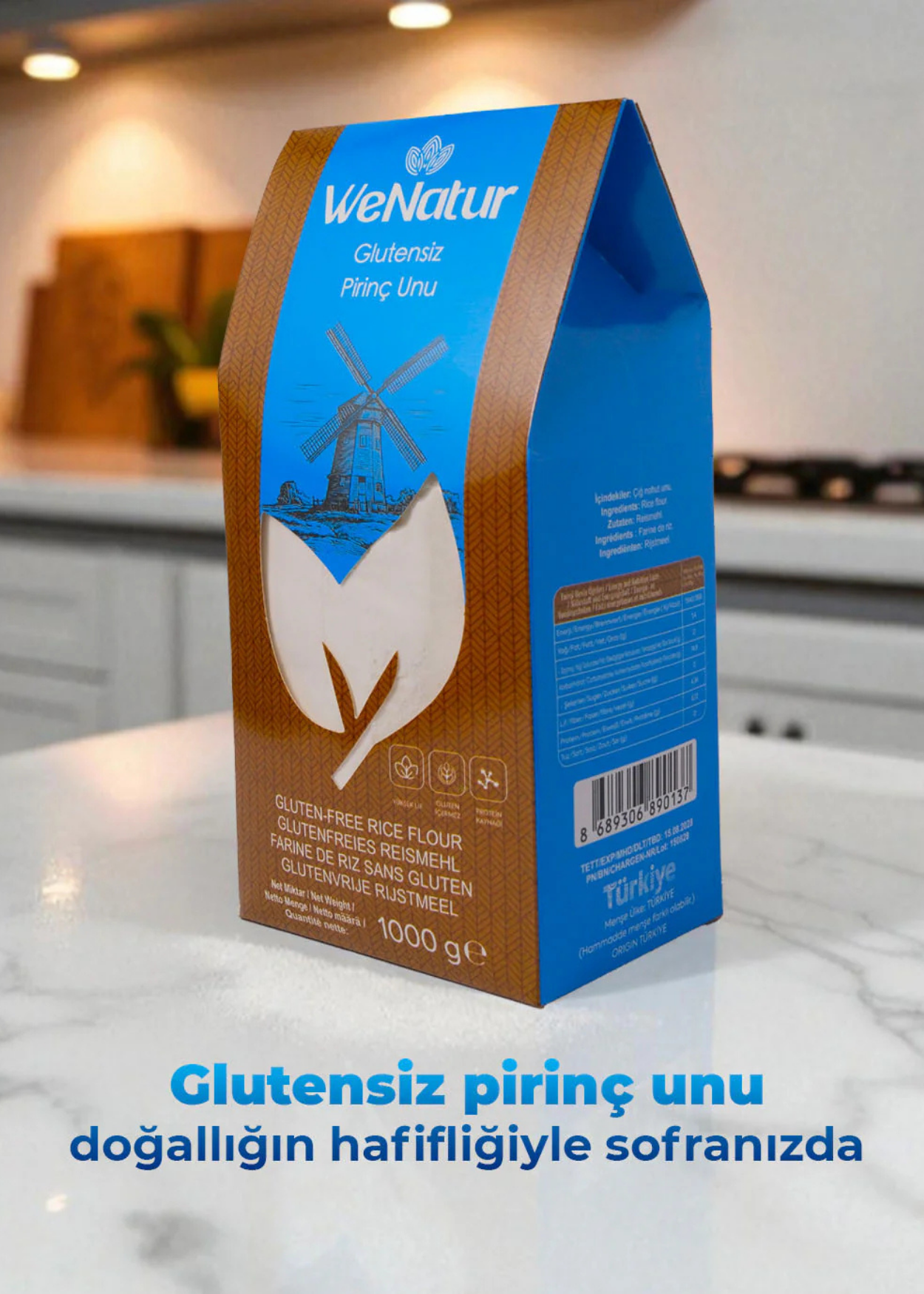 Glutenfreies Reismehl