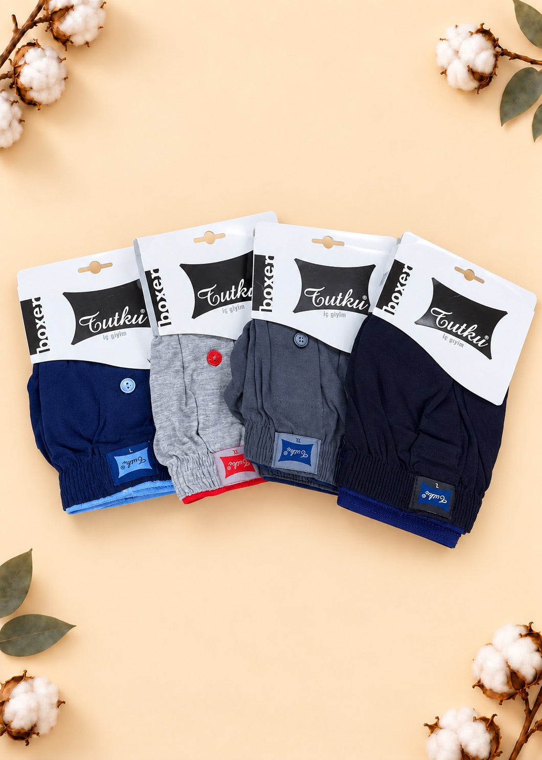 Tutku Boxer Shorts (Penye)