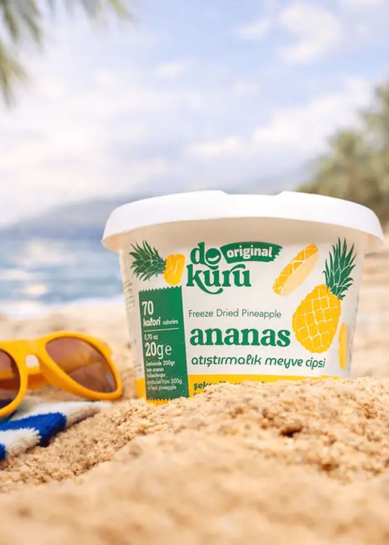 Dokuru Gefriergetrocknete Ananas (Fruchtchips)