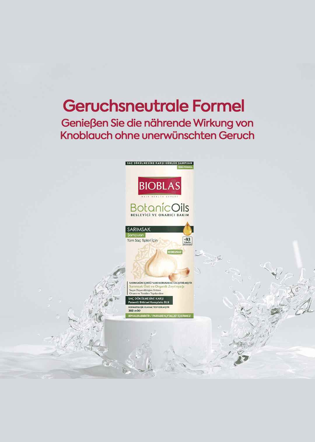 Bioblas Knoblauch Shampoo