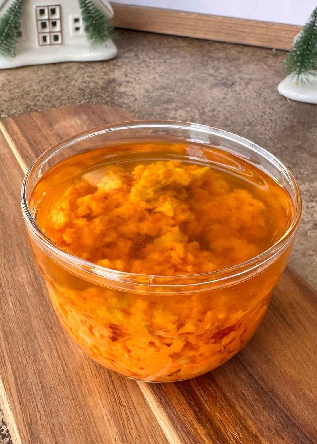 Bittermelone mit Olivenöl