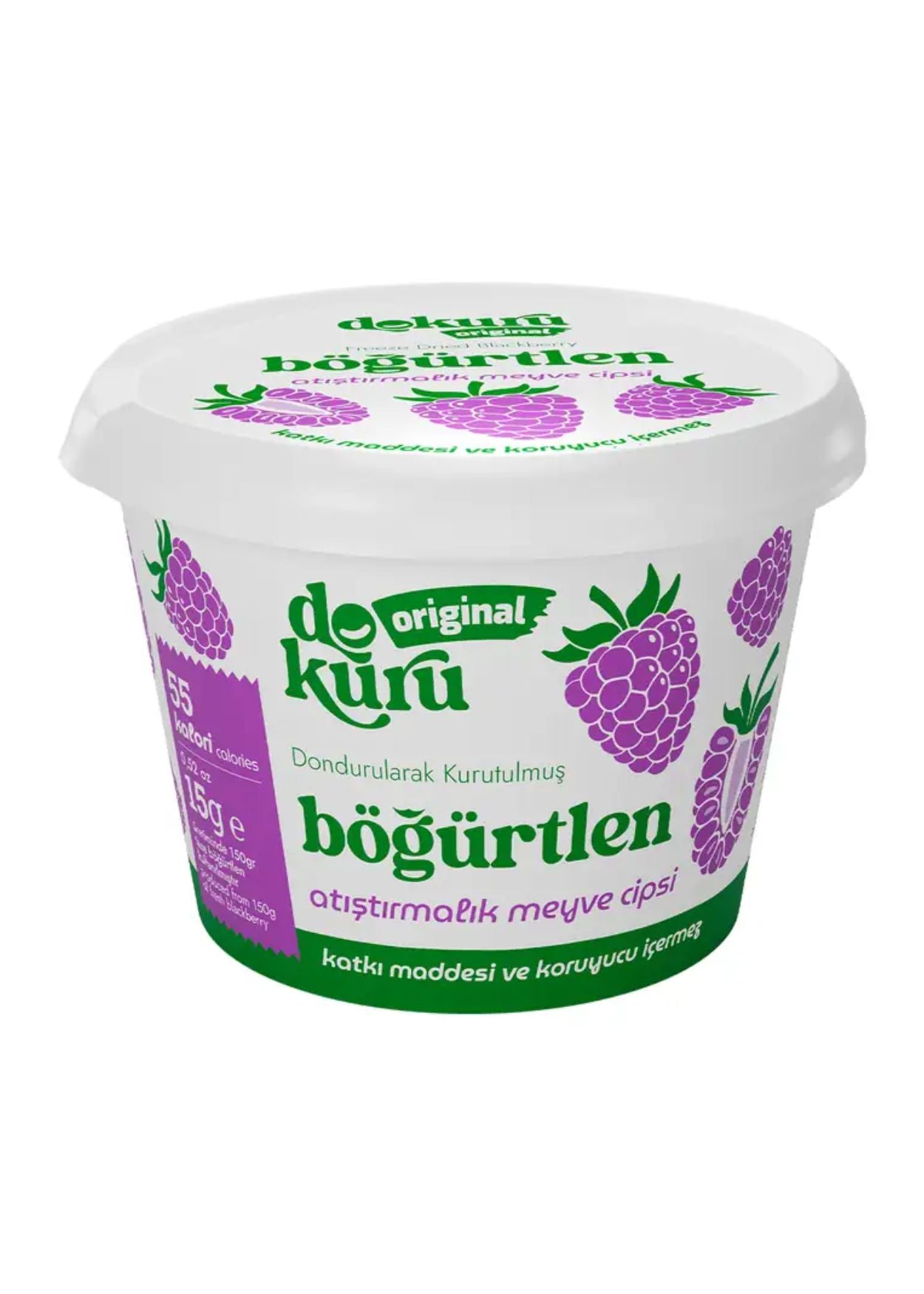 Dokuru Gefriergetrocknete Brombeere (Fruchtchips)