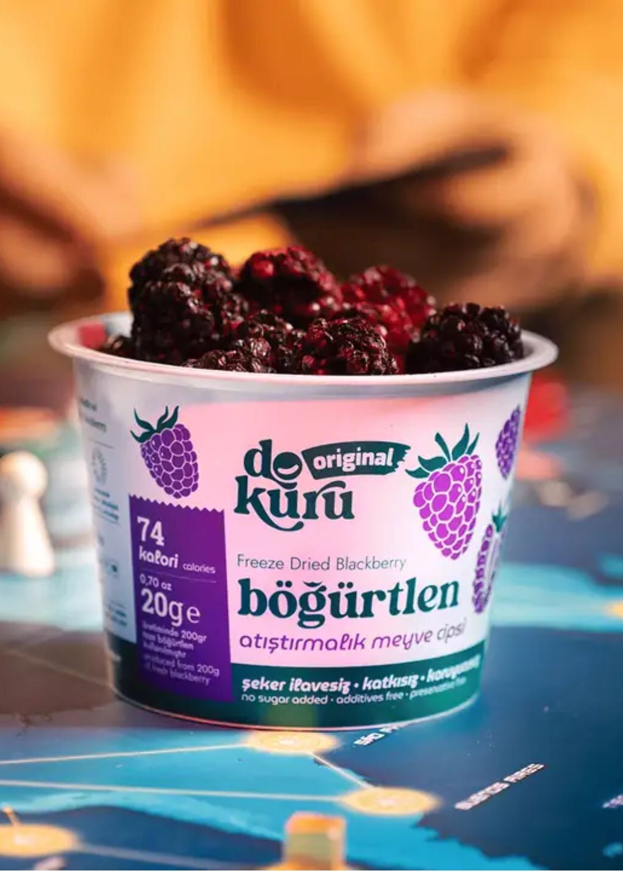 Dokuru Gefriergetrocknete Brombeere (Fruchtchips)