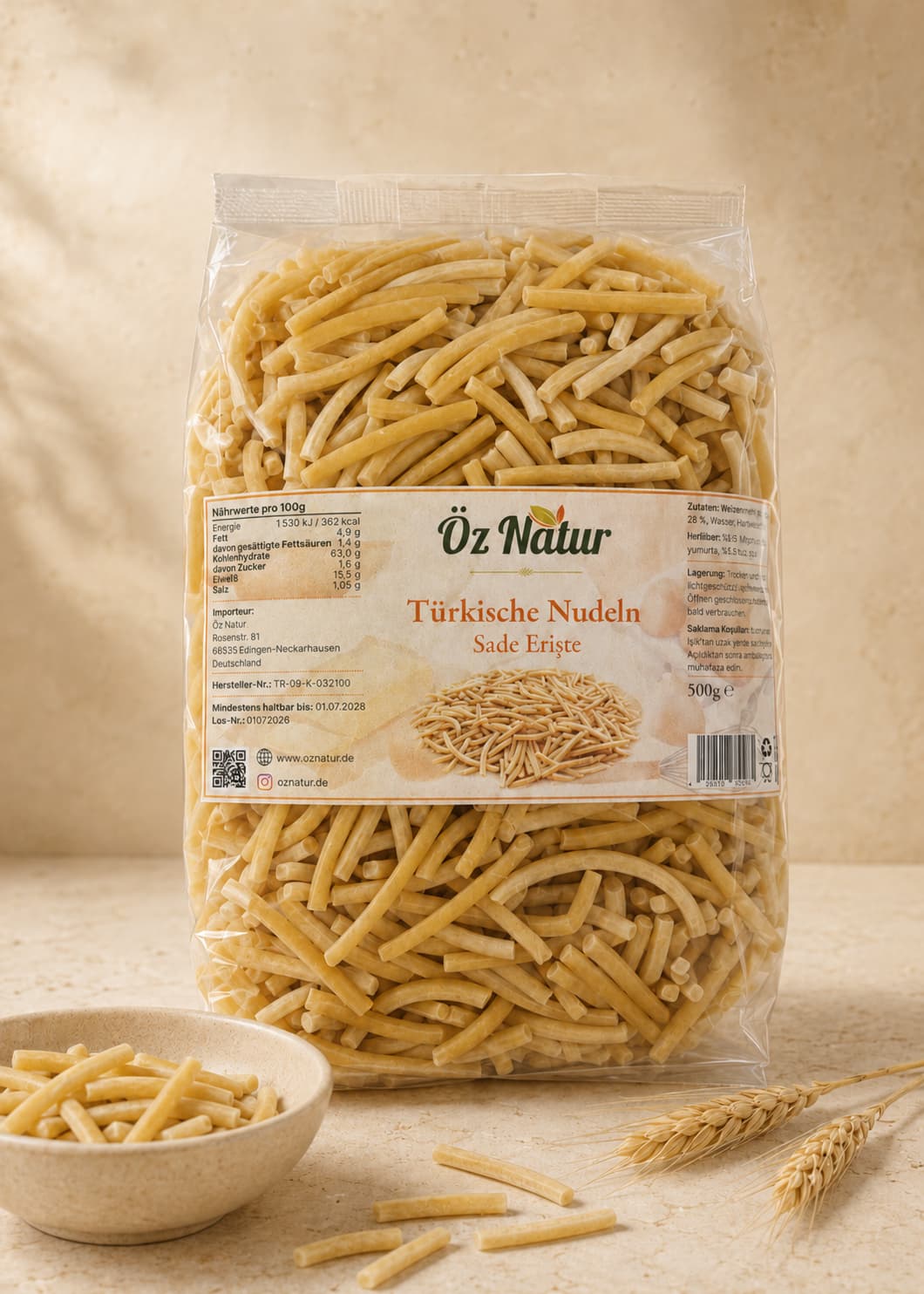 Sade Köy Yumurtalı Erişte