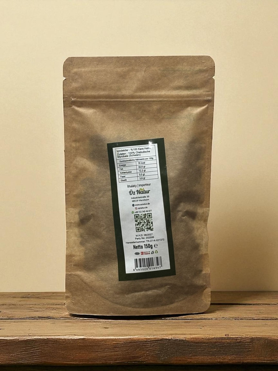 Chebulische Myrobalane (Kara Halile) 150g