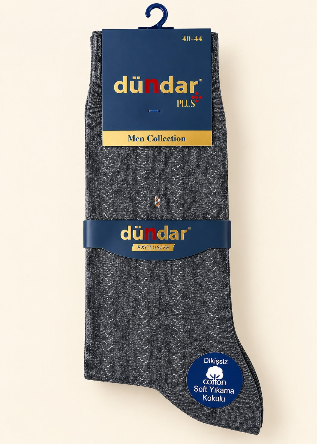 Dündar Herren Socken - Nahtlos & Duftend mit Muster