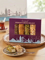 Türkische Süßware mit Frucht- und Karamellaroma