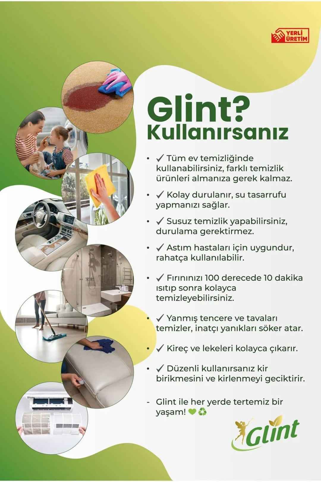 Glint 100% Pflanzlicher Allzweckreiniger