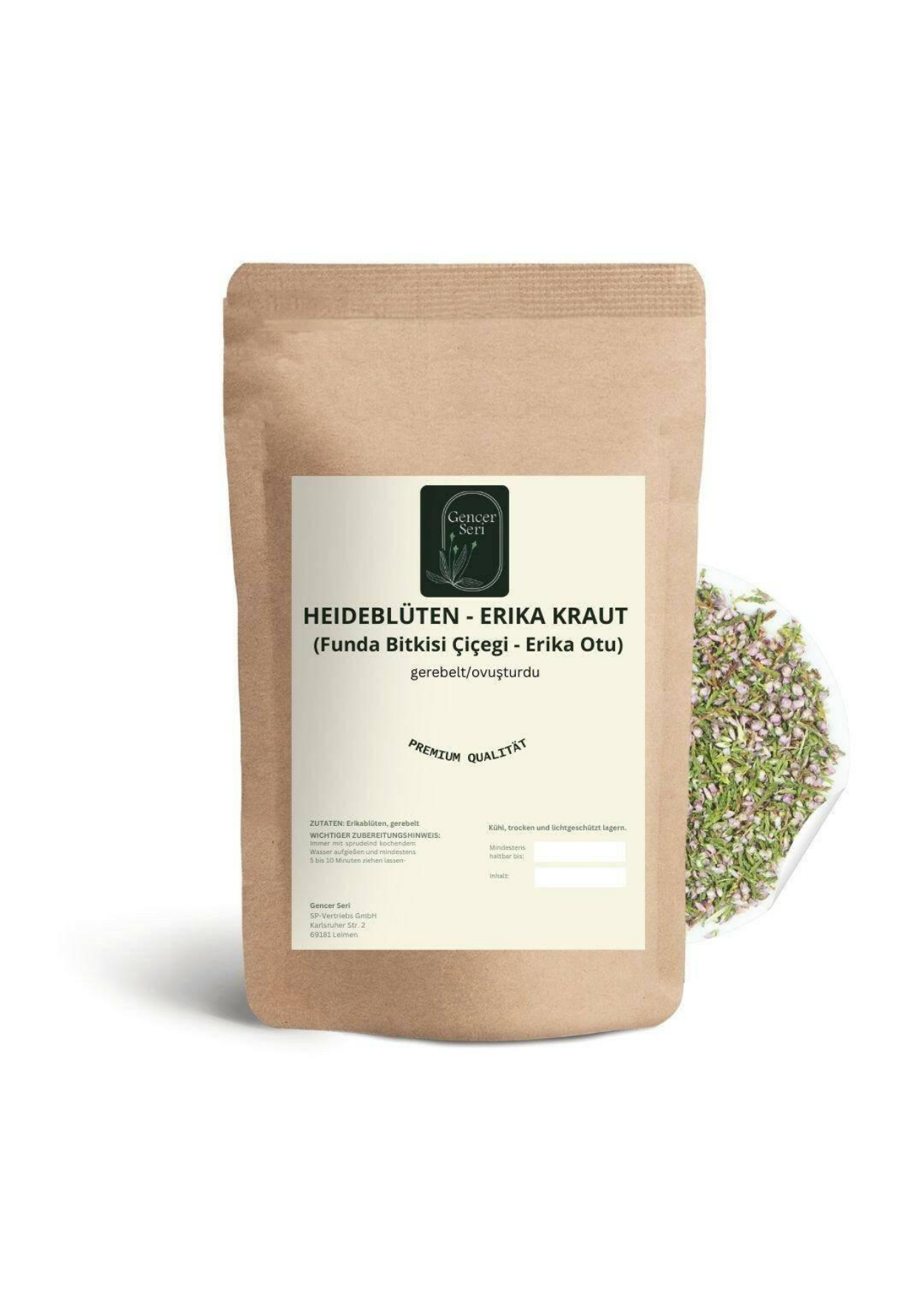 Heideblüten - Erika Kraut (gerebelt)