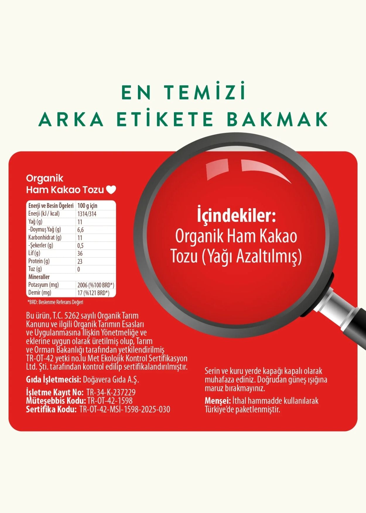 Wefood Bio Rohkakao Pulver