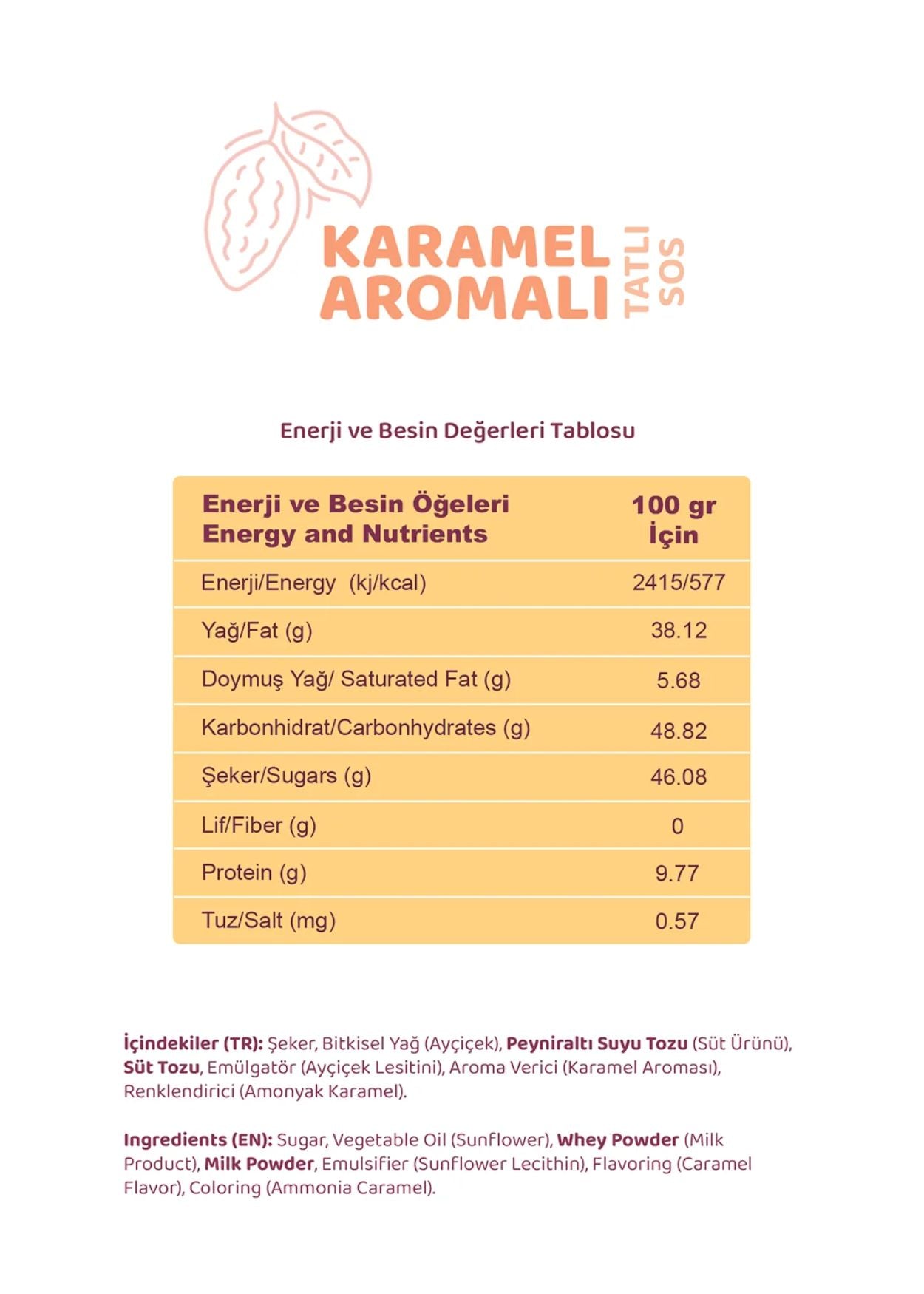 Melwiss Chocolate Karamell Dessertsoße – für Waffeln, Crêpes & Desserts