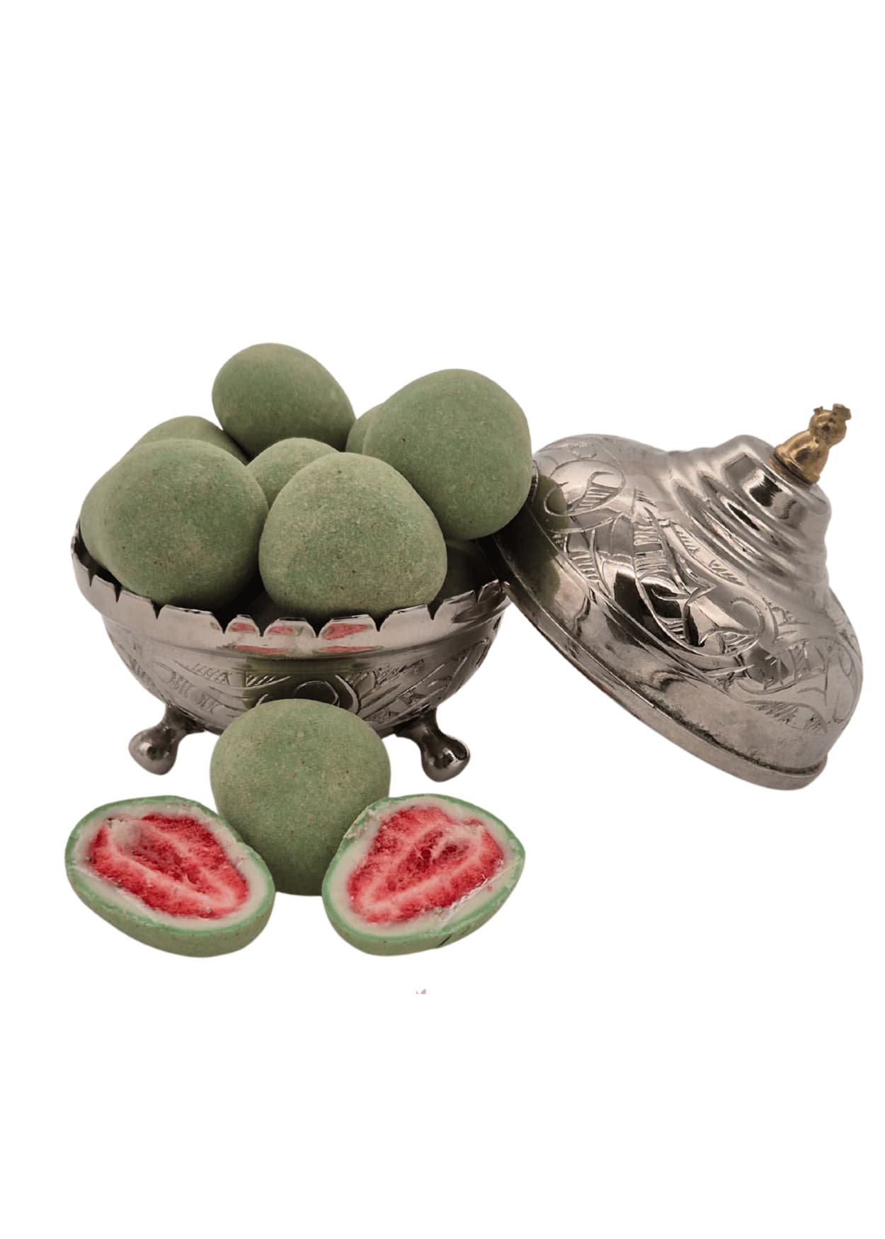 Matcha Aromalı Gerçek Çilekli Draje