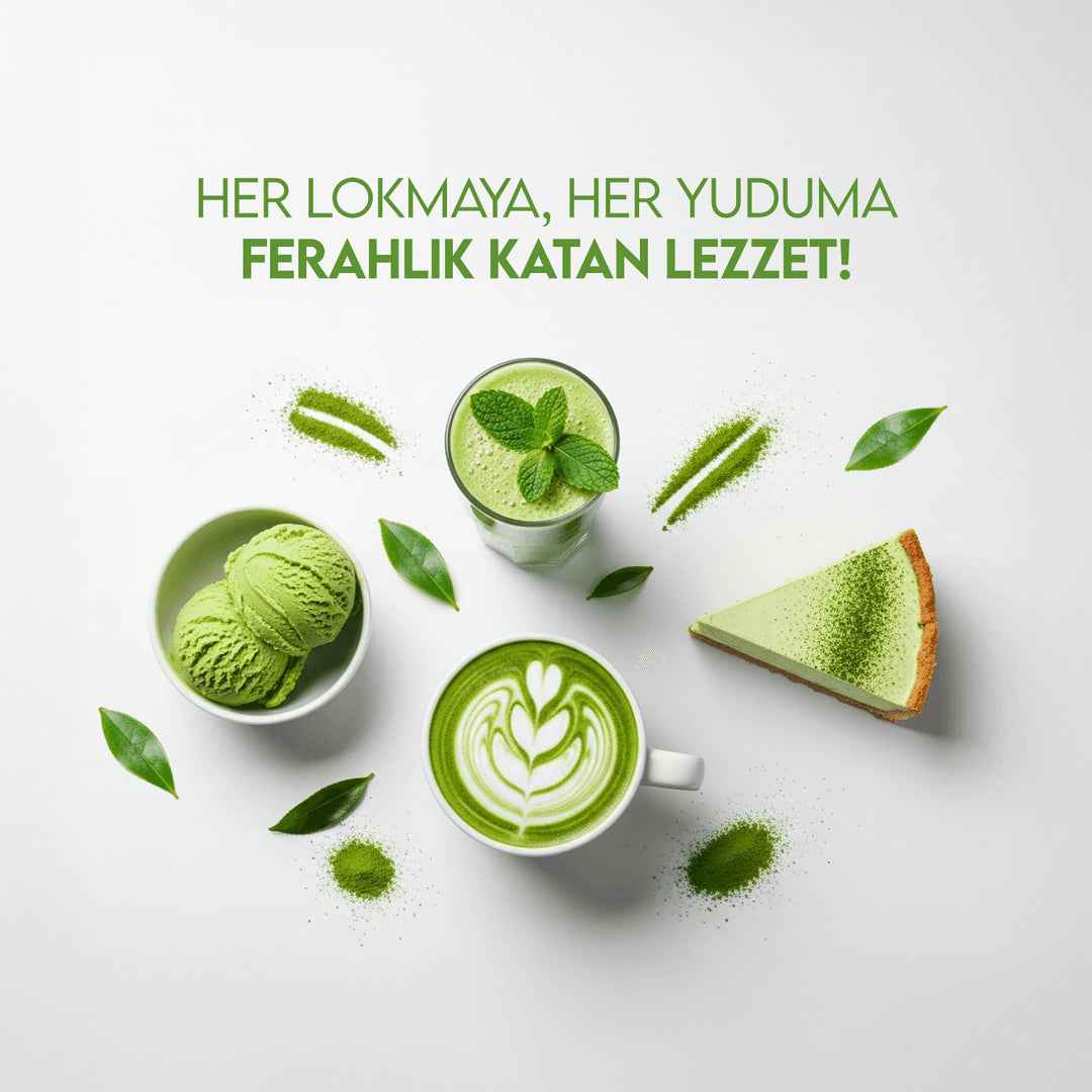 Matcha Grüner Tee mit Erdbeeraromaück