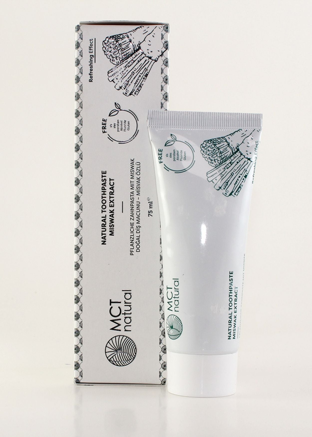 MCT Natural Natürliche Zahnpasta mit Miswak