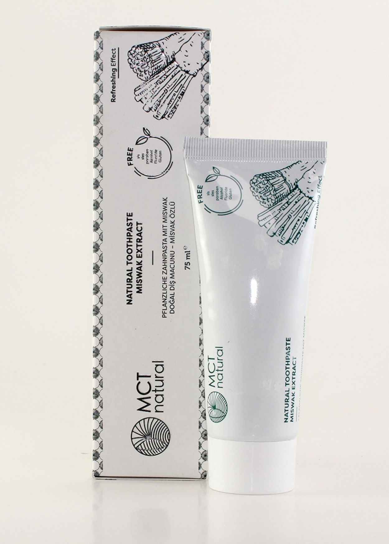 MCT Natural Natürliche Zahnpasta mit Miswak