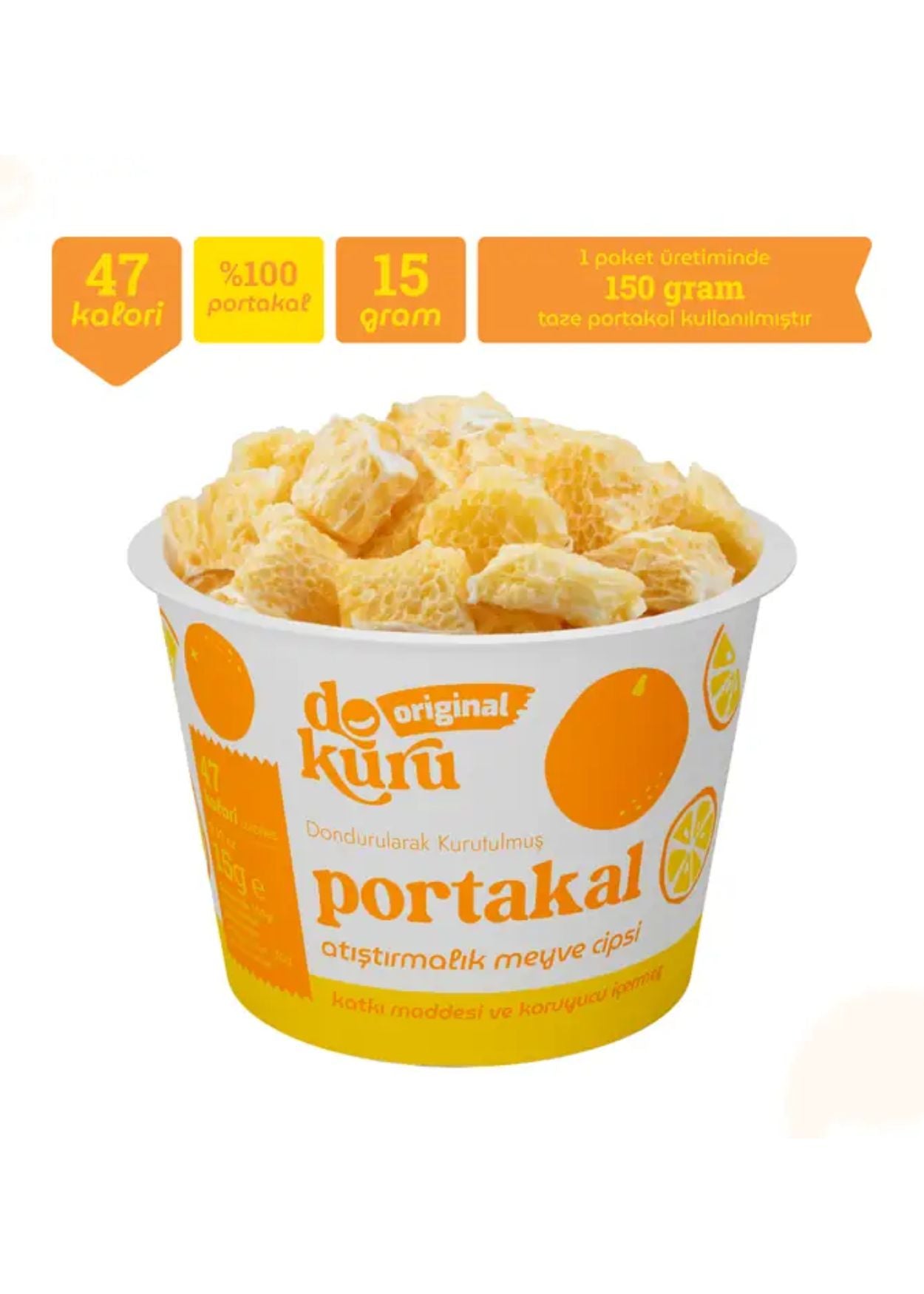 Dokuru Gefriergetrocknete Orange (Fruchtchips)