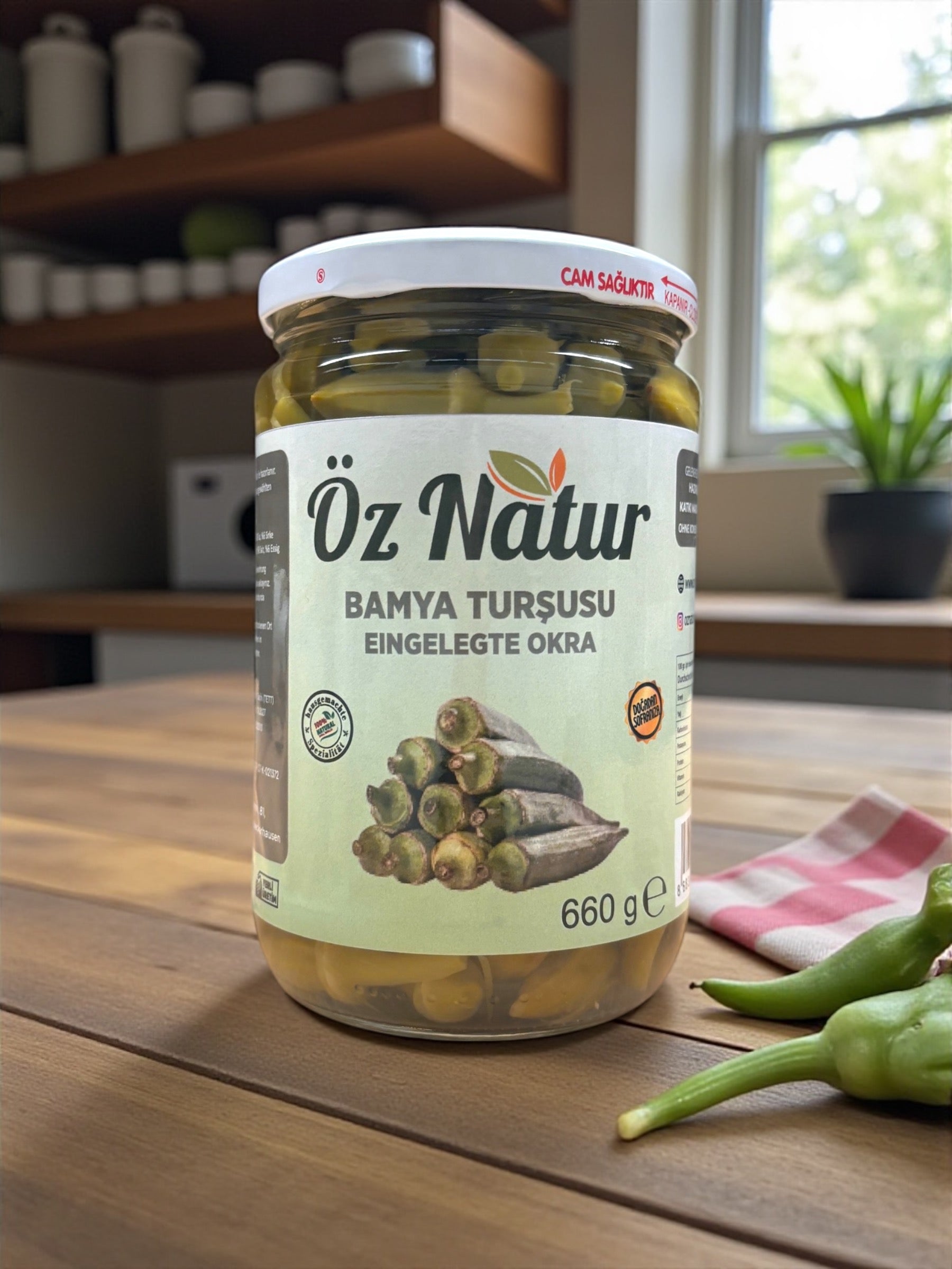 Eingelegte Okraschoten