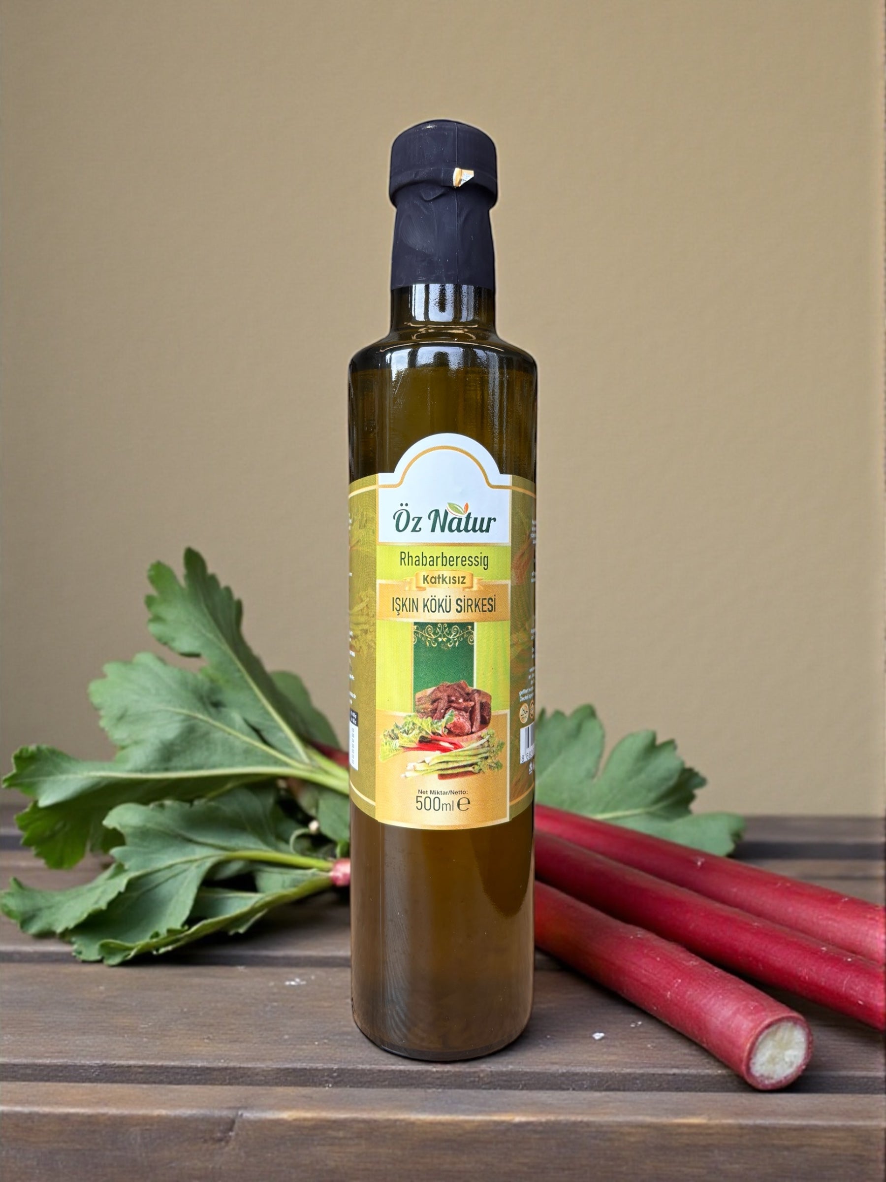 Rhabarberessig 500ml – Öz Natur