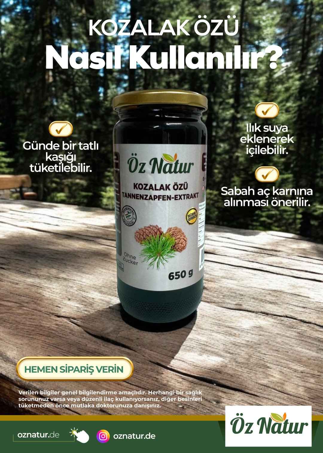Tannenzapfen Extrakt