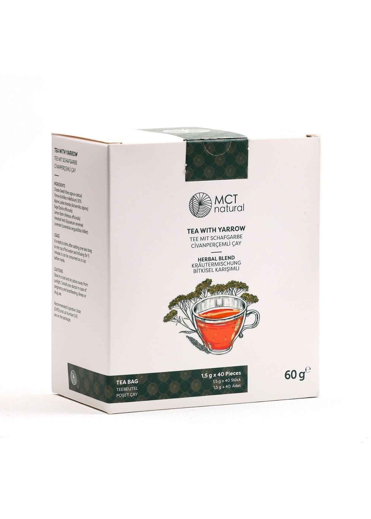 MCT Natural Tee mit Schafgarbe
