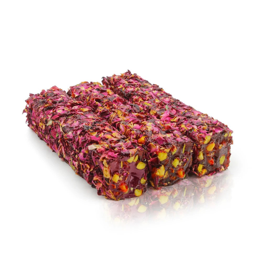 Turkish Delight Lokum mit Granatapfel, Pistazien & Rosenblättern 500g