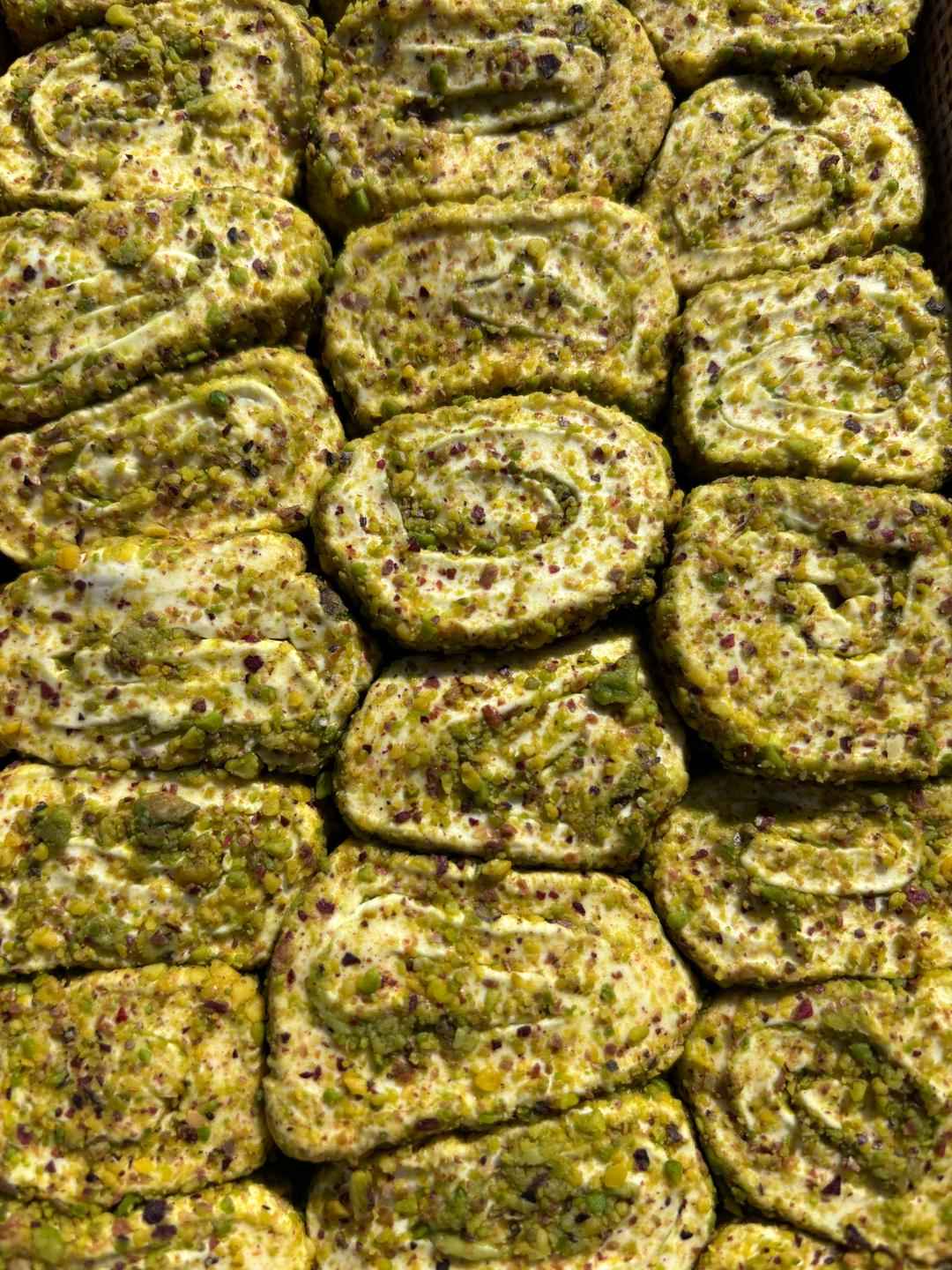 Turkish Delight Lokum mit Pistaziencreme und Pistazienpulverüberzug