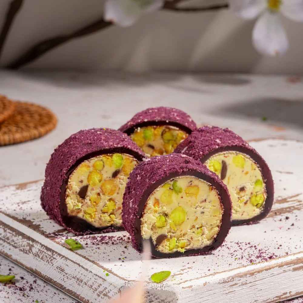 Turkish Delight mit Maulbeeren & Pistazien