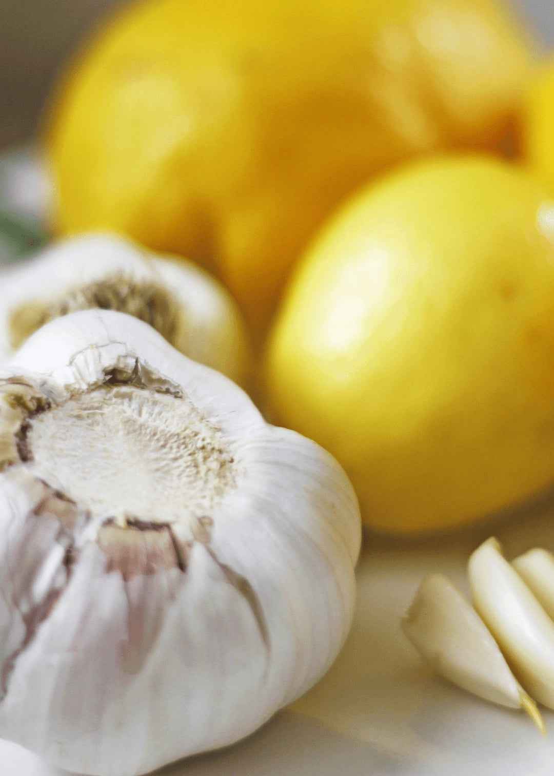 Zitronen Knoblauch Essig