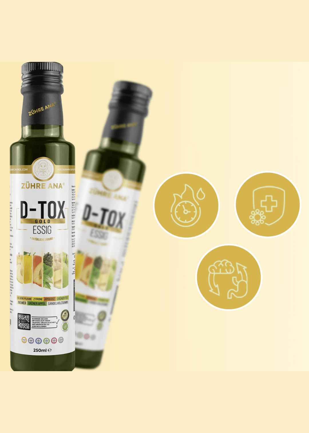 Zühre Ana D-tox Gold Essig