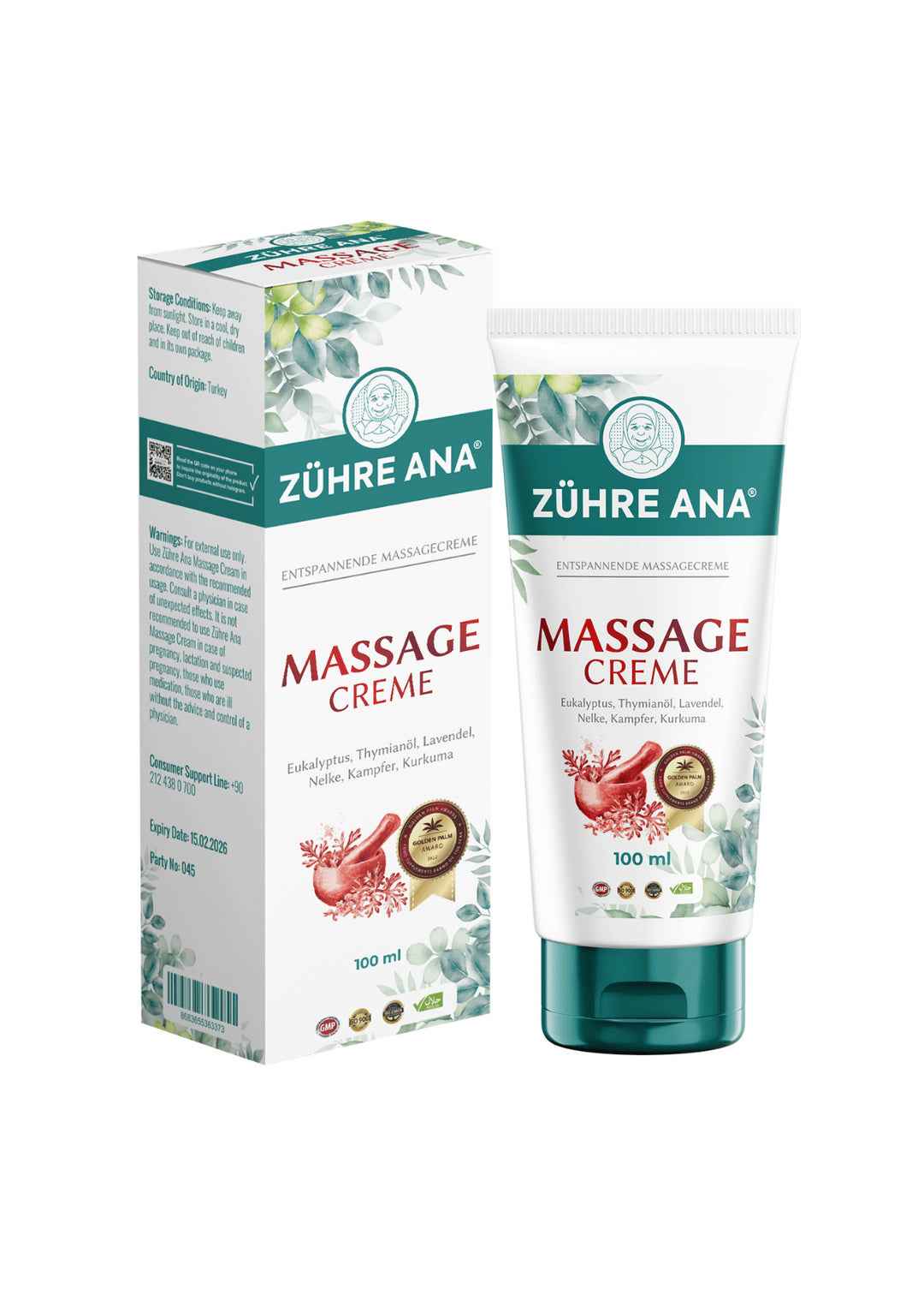 Zühre Ana Eukalyptus Massagecreme
