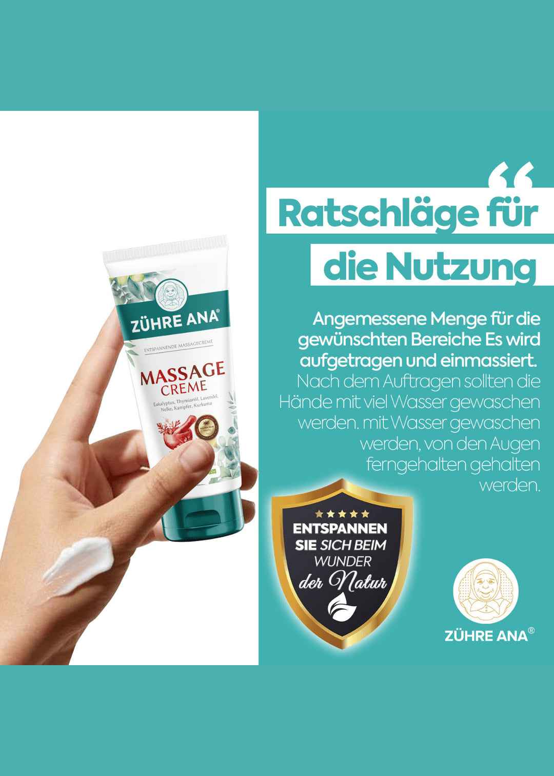 Zühre Ana Eukalyptus Massagecreme
