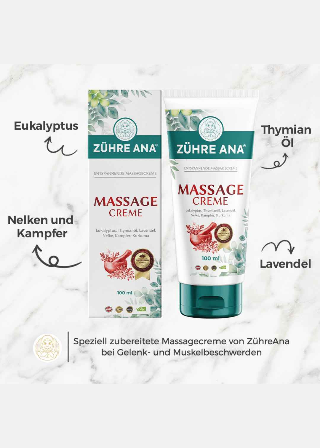 Zühre Ana Eukalyptus Massagecreme